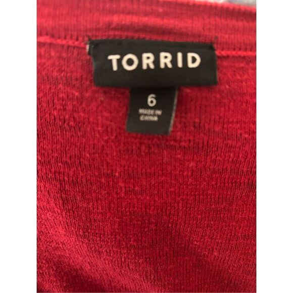 Torrid Burnout Cardigan Sweater - Picture 6 of 6